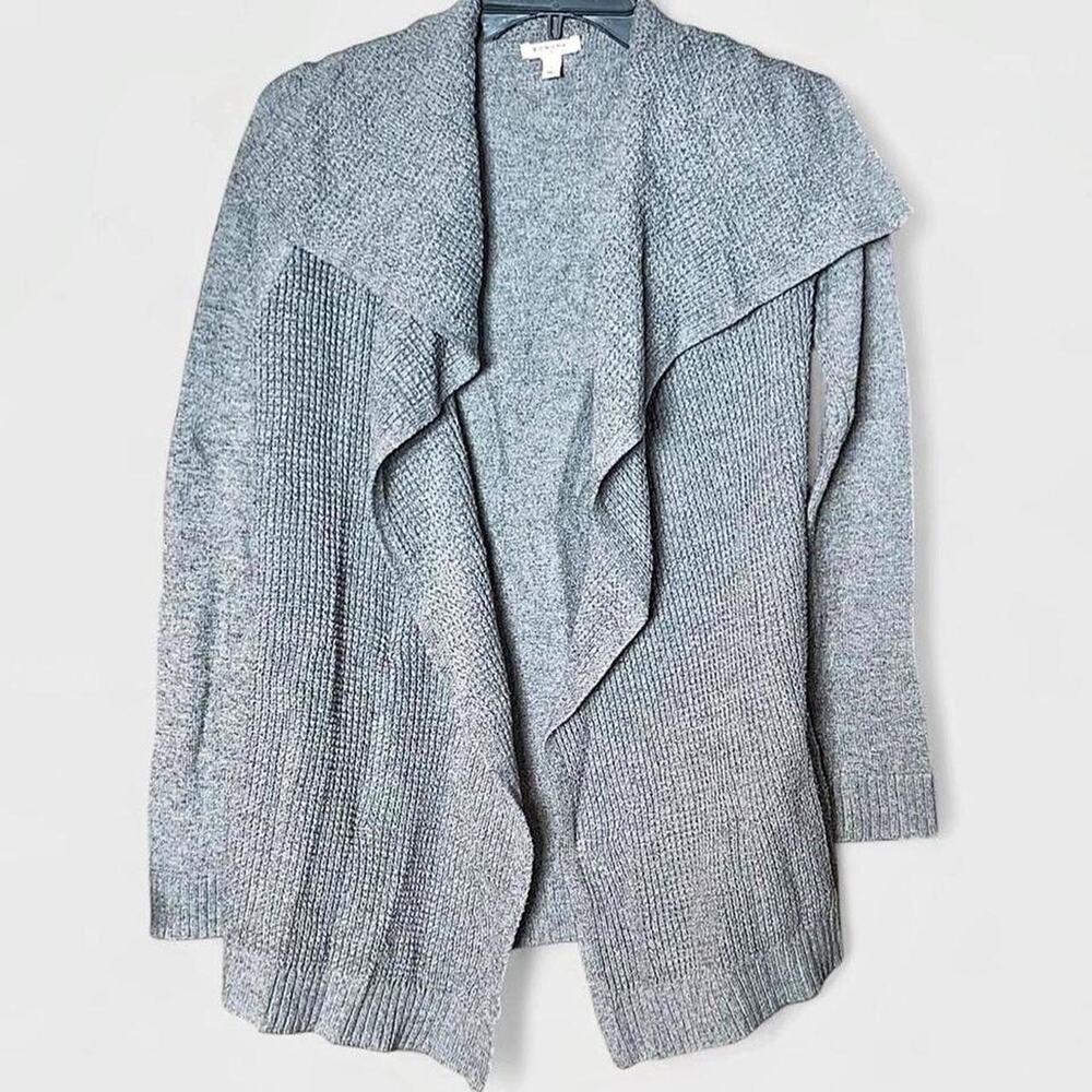Sonoma Life+Style Heather Gray Casual Open Front Cardigan - Size S